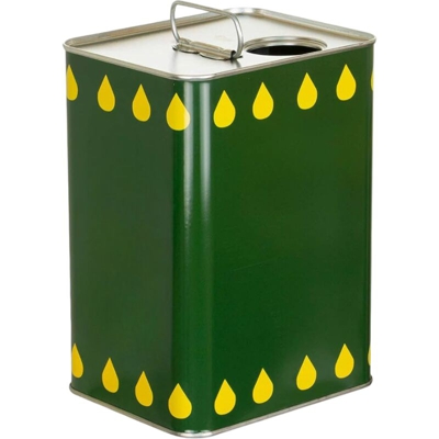 Marca - LATTA LATTINE TANICA BANDA STAGNA PER OLIO CON TAPPO 1 3 5 10 LT 16595V 1 LT (16595)