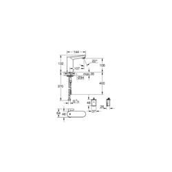 Caesaroo - Miscelatore elettronico per lavabo Eurosmart Cosmopolitan Grohe | Cromato en oferta