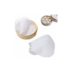16pcs Antiaderante Steamer Mesh Riutilizzabile Silicone Rotondi Dim Sum Piroscafo Mesh Tappetino Vaporiera per Vapore Basket Cucina Verdure Riso 20cm características