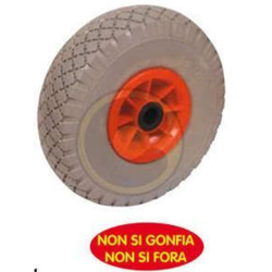 Ruota Gomma Pneumatica Con Camera D'Aria Ricambio Carrelli Diametro 260X85 precio