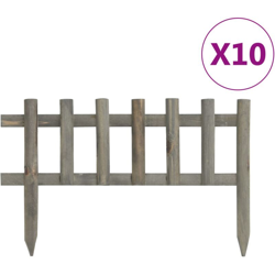 vidaXL Bordature per Prato 10 pz in Legno di Abete 4,4 m características