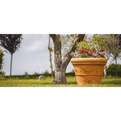 Vaso Festonato Doppio Bordo Cm.90 Impruneta