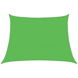 vidaXL Vela Parasole 160 g/m² Verde Chiaro 4/5x3 m in HDPE - Verde precio