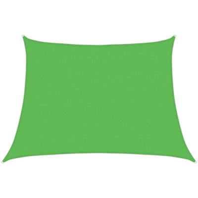 vidaXL Vela Parasole 160 g/m² Verde Chiaro 4/5x3 m in HDPE - Verde