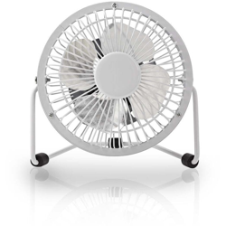 Nedis Ventilatore da tavolo | Alimentazione a USB | Diametro: 100 mm | 3 W | 1-Velocità | Bianco NE550681820 en oferta