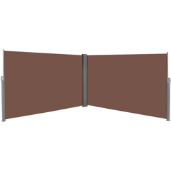 vidaXL Tenda da Sole Laterale Retrattile 180x600 cm Marrone - Marrone características