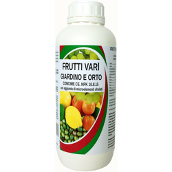 Concime Liquido con Azoto Fosforo Potassio Fertilizzante Frutti Vari Giardino e Orto | 3 Litri en oferta
