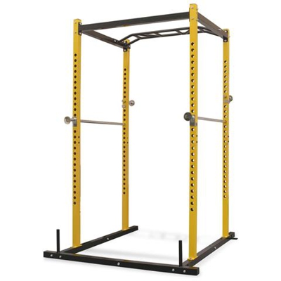 Gabbia Di Allenamento Per Lo Squat 140x145x214 Cm Giallo E Nero