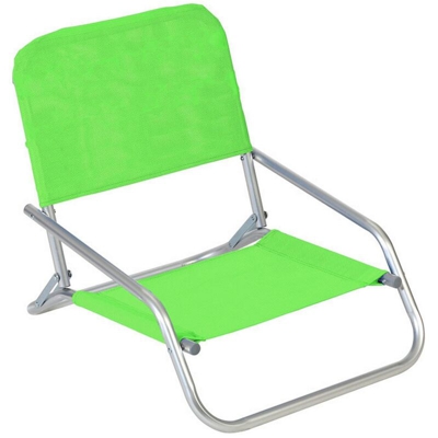 Cliccandoshop - Sedia da Spiaggia Textline Verde (66 x 47 x 53 cm)