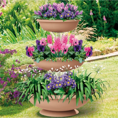 Kit 3 ciotole fontana colore terracotta