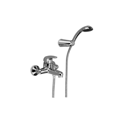 Miscelatore monocomando vasca eserno parete, flessibile serie millenium due gs precio