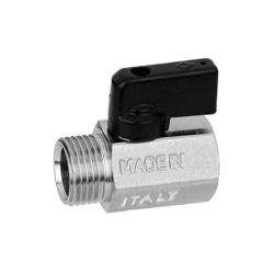 Minivalvola a Sfera in Ottone Stampato Modello Kansas Maschio/Femmina 1/2" Bugatti en oferta