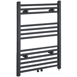 Hudson Reed Neva Scaldasalviette Elettrico Moderno di Design - Termoarredo Bagno a Scaletta - Acciaio Antracite - 400W - 803 x 600mm precio