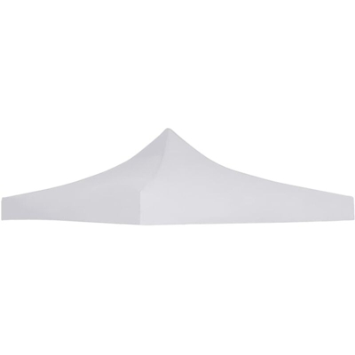 vidaXL Tetto per Tendone da Festa 3x3 m Bianco - Bianco