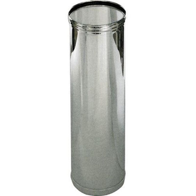 EAC - TUBO per STUFA PELLET in ACCIAIO INOX304 12X100 cm