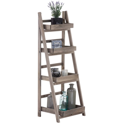 CLP - Scaffale a Scala Dorin in Legno Marrone chiaro