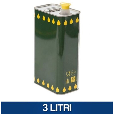 24 pz lattine lattina taniche tanica banda stagna per olio lt1