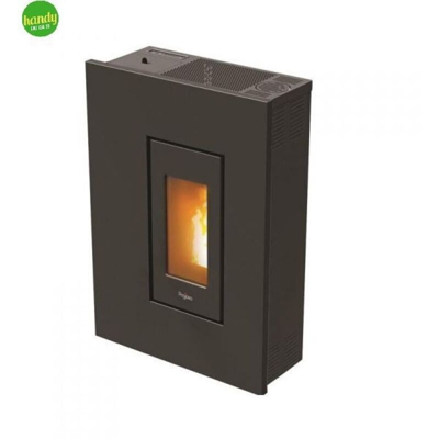 Cadel By Mcz - Stufa a Pellet ad Aria Pegaso Modello Madison Slim Antracite 4,9Kw