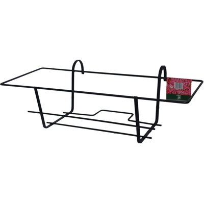 Balconiera Fioriera Fissa Azalea Metallo Nero Misura 60Cm. Conf. 6Pz.