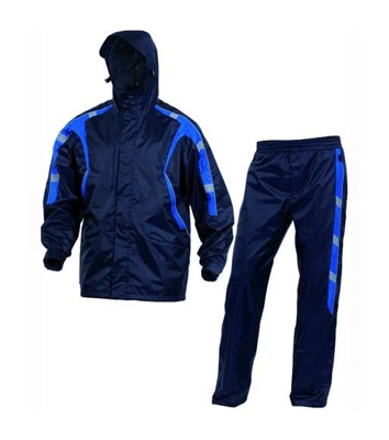 Delta Plus - Impermeabile Panoply Lidingo Giacca/Pantalone Blu Tg. Xl