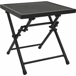 vidaXL Tavolo Pieghevole a Rete 38x38x38 cm in Acciaio Antracite - Antracite características