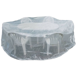 Happy People Copertura di Protezione per Set da Patio Rotondo 320x93cm - Trasparente precio