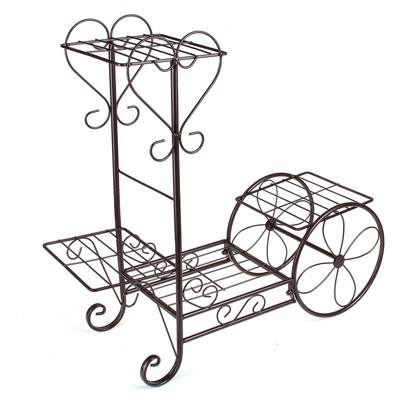 Scaffale decorativo per vasi da fiori con espositore a 4 livelli B