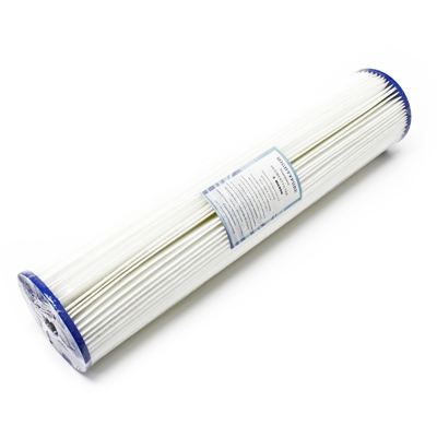 Cartuccia plissettata per filtro acqua Naturewater PL-20L 20' filtrazione 5µ