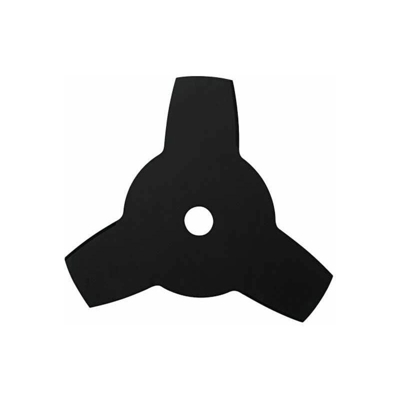 Varan Motors - tt-blade3t 3 dente Diametro lama decespugliatore lama trimmer 255 millimetri foro conico 1 pollice - Nero