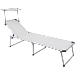 Brandina avorio in alluminio con tetto parasole e struttura rinforzata a 3 gambe precio