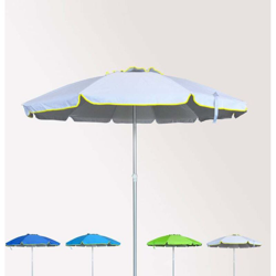 Ombrellone mare spiaggia 220 cm alluminio antivento protezione uv Roma | Bianco características