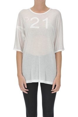 Designer logo modal t-shirt