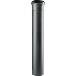 Tubo in acciaio nero per stufa a pellet con guarnizione da 1,2 mm -Ø 100 mm / 50 cm en oferta