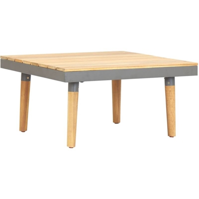 Hommoo Tavolino da Caffè per Giardino 60x60x31,5 cm Massello di Acacia VD27528
