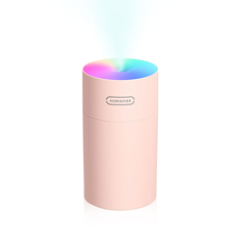 Rosa brillante Coppa di seconda generazione umidificatore umidificatore USB notte Colorful muto domestici leggeri características