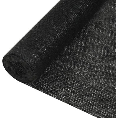 Rete per Privacy Nera 1,8x25 m in HDPE 195 g/m² - Nero - Vidaxl