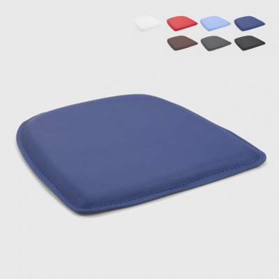 4 Cuscini similpelle sedia tolix imbottito interno esterno 32x32 Fix | Blu