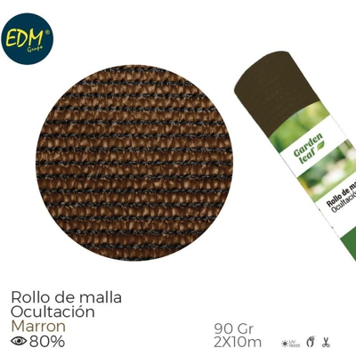 Rotolo di maglia marrone 80% 90gr 2 x 10mts