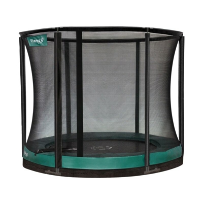 Etan - SOLO TRAMPOLINO Tappeto elastico interrato rotondo 244cm - verde. Rete extra forte e bordo con doppia imbottitura