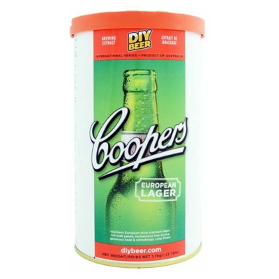 Malto preparato per Birra Artigianale ' ' kit fermentatore da 23 lt -European Lager - Coopers
