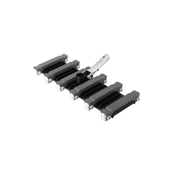 12 ruote, forma rettangolare, nero, per piscina in cemento armato - 48 cm en oferta