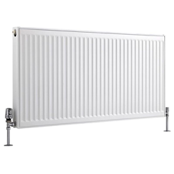 Hudson Reed Eco Radiatore Termoarredo a Piastra Type 21 - Termosifone Convettore Bianco - 2038W - 600 x 1200mm - Riscaldamento ad Acqua Calda características