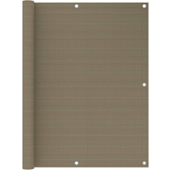 Paravento da Balcone Grigio Talpa 120x500 cm in HDPE - Grigio talpa - Vidaxl características