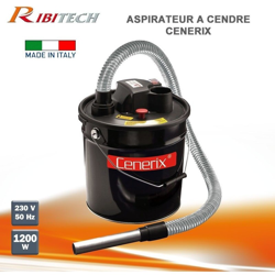 Aspiratore Aspiraceneri 800W 18lt. funzione soffiatore Ribitech CENERIX PRCEN003 precio