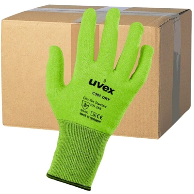C500 dry 6049909 Guanto di protezione dai tagli Taglia: 9 EN 388 1 Paio/a - Uvex