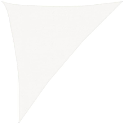 Vela Parasole 160 g/m² Bianca 3x4x5 m in HDPE - Bianco - Vidaxl