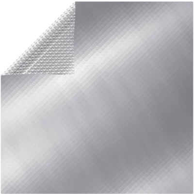 vidaXL Copripiscina Rettangolare 800x500 cm in PE Argento - Argento