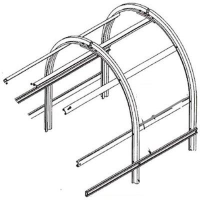 Struttura Prolunga Cm 150 Per Serra Cm 400x300xh220
