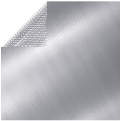 vidaXL Copertura per Piscina Argento 488x244 cm PE - Argento