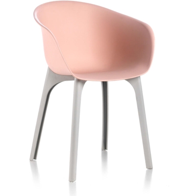 Coppia di sedie in resina Rosa da esterno